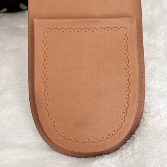 FRANCO SARTO Bartis Square Toe Gold Vegan Leather Fisherman Mule--NEW--8 - Picture 14 of 15